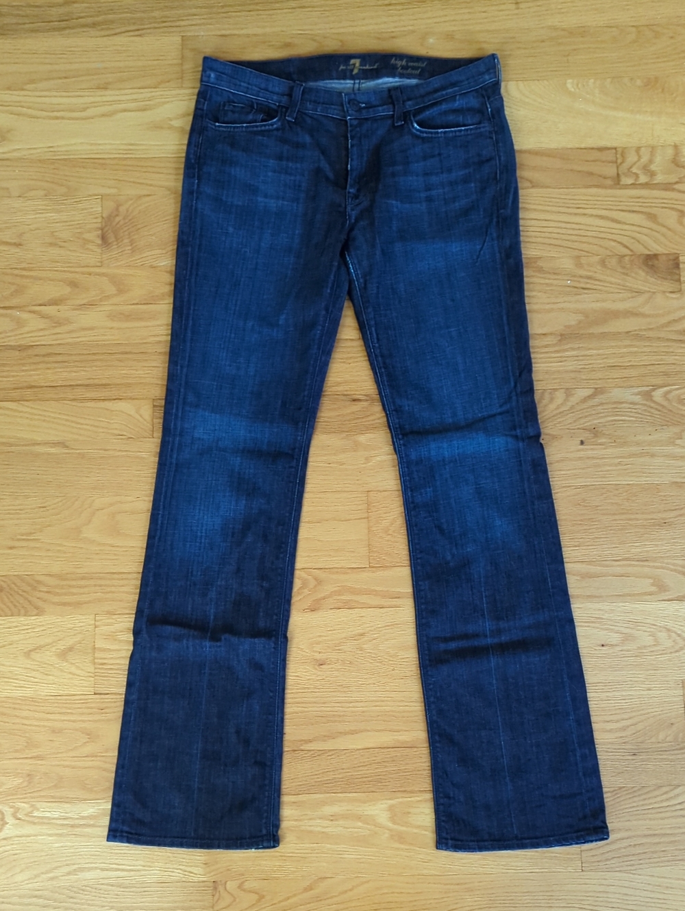 Women's Dark Blue Straight-Leg Jeans